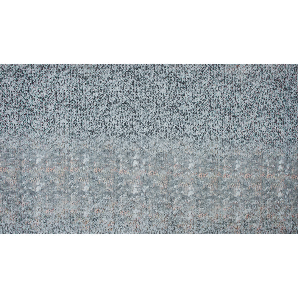 Italian Gray Printed French Terry Full Italian Gray Printed French Terry Full