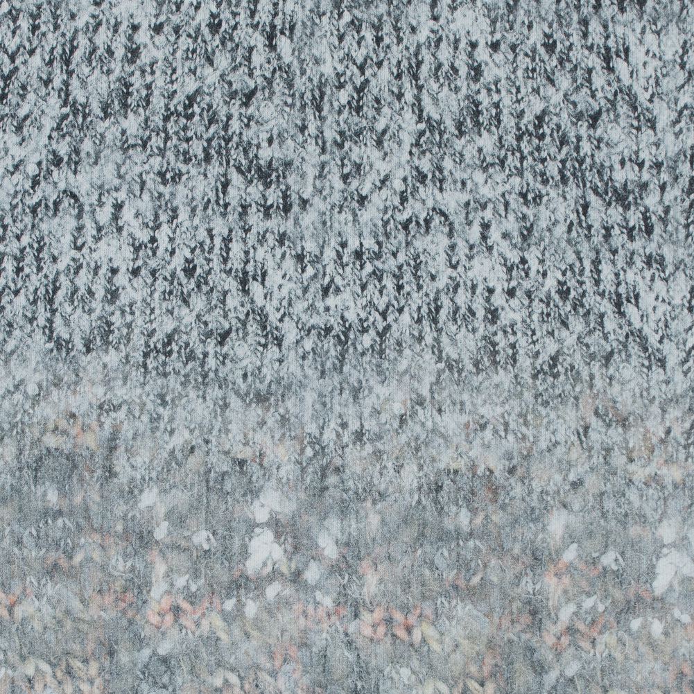 Italian Gray Printed French Terry Italian Gray Printed French Terry