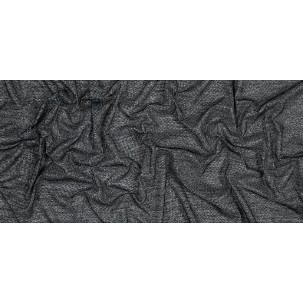 Heathered Black Warp Knitting Fusible Interfacing Folded Heathered Black Warp Knitting Fusible Interfacing Folded