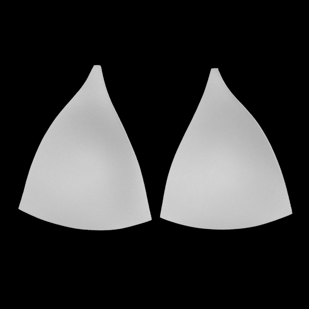 White Triangle Bra Cup - Size 10 Detail White Triangle Bra Cup - Size 10 Detail