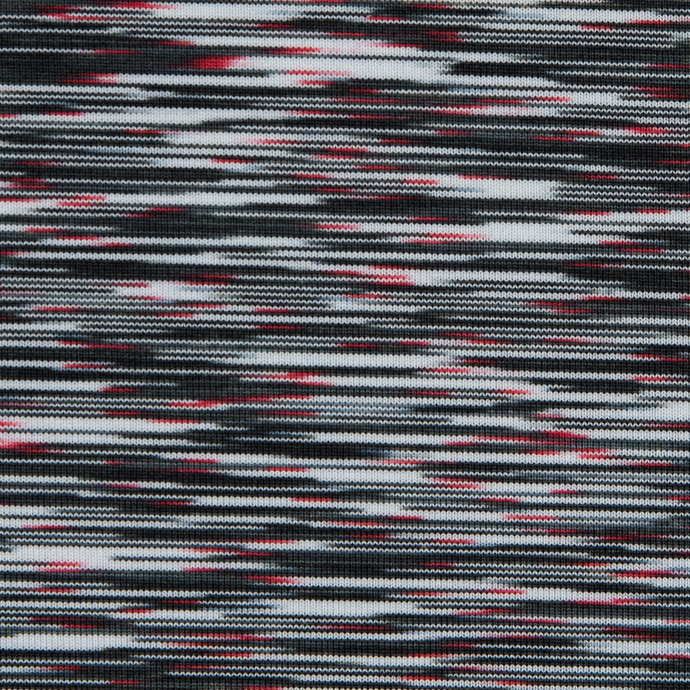 Performance Jersey, Wicking and Anti-Microbial - Molten Black Striated Full Performance Jersey, Wicking and Anti-Microbial - Molten Black Striated Full