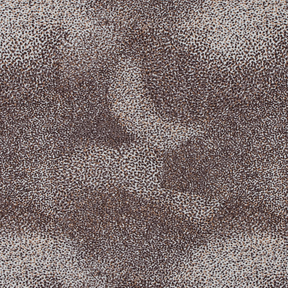 Italian Taupe Animal Digitally Printed Stretch Polyester Italian Taupe Animal Digitally Printed Stretch Polyester
