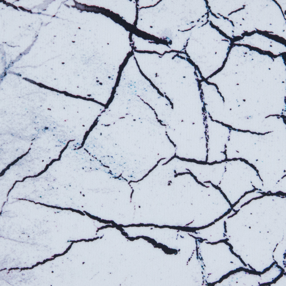 White Marble UV Protective Compression Tricot with Aloe Vera Microcapsules - Detail White Marble UV Protective Compression Tricot with Aloe Vera Microcapsules - Detail