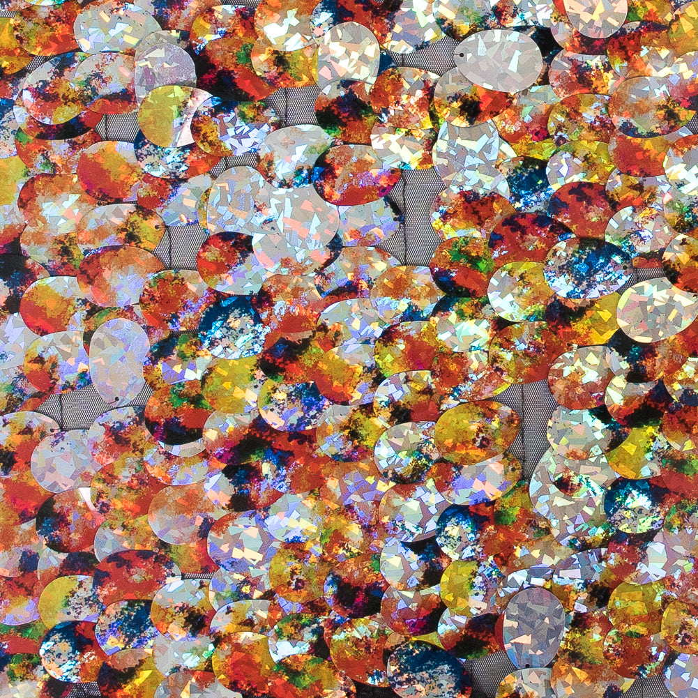 Multi-Color Reflective Large Paillette Sequins Multi-Color Reflective Large Paillette Sequins