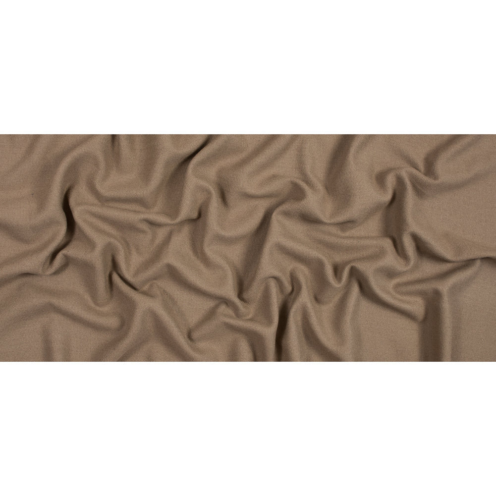 Tan Ribbed Wool Coating Full