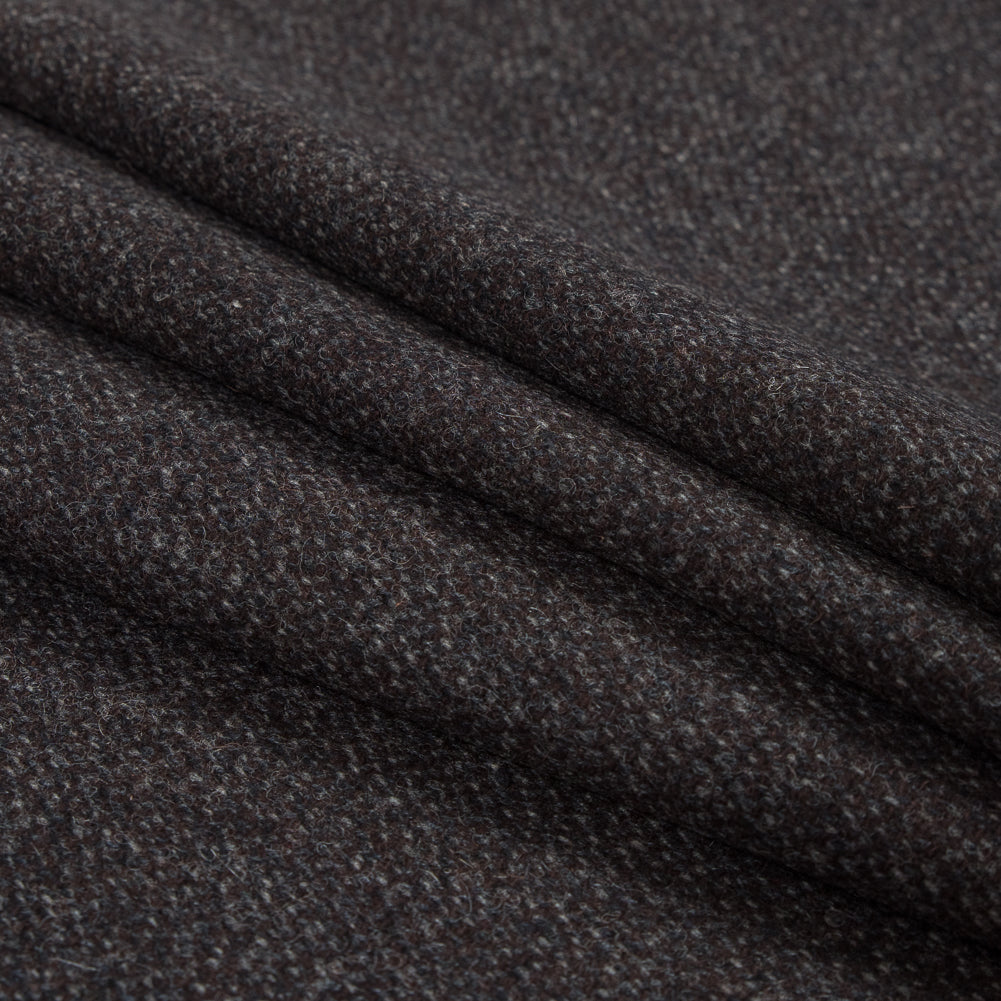 Brown and Gray Wool Tweed - Folded Brown and Gray Wool Tweed - Folded