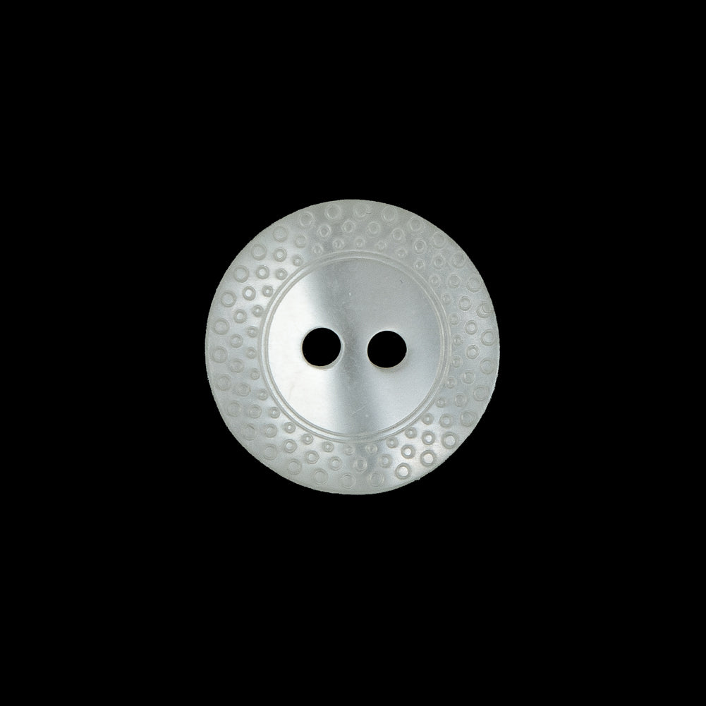 Ivory Plastic 2-Hole Button - 28L/18mm Ivory Plastic 2-Hole Button - 28L/18mm