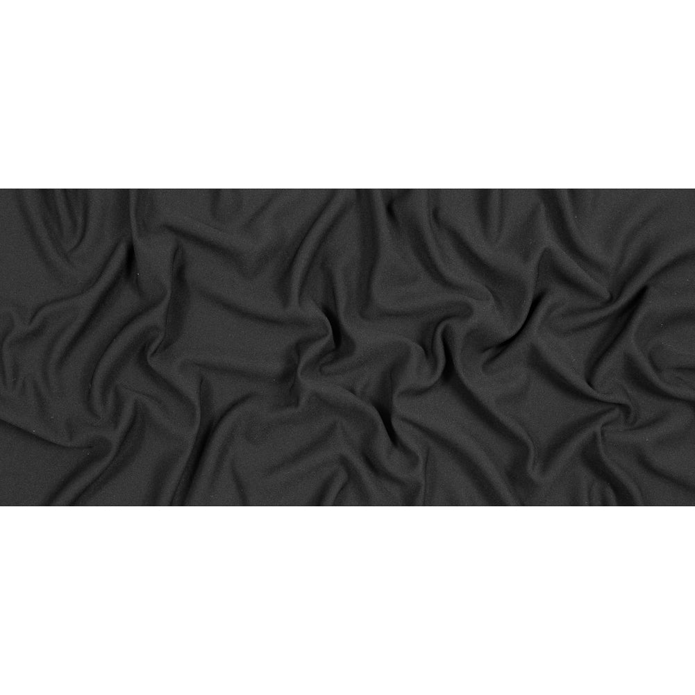 Black Solid Stretch Twill Full Black Solid Stretch Twill Full