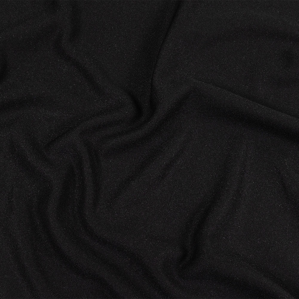 Black Stretch Polyester Woven Black Stretch Polyester Woven