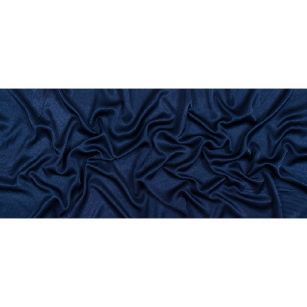 Dark Blue Stretch Crepe Back Satin Full Dark Blue Stretch Crepe Back Satin Full