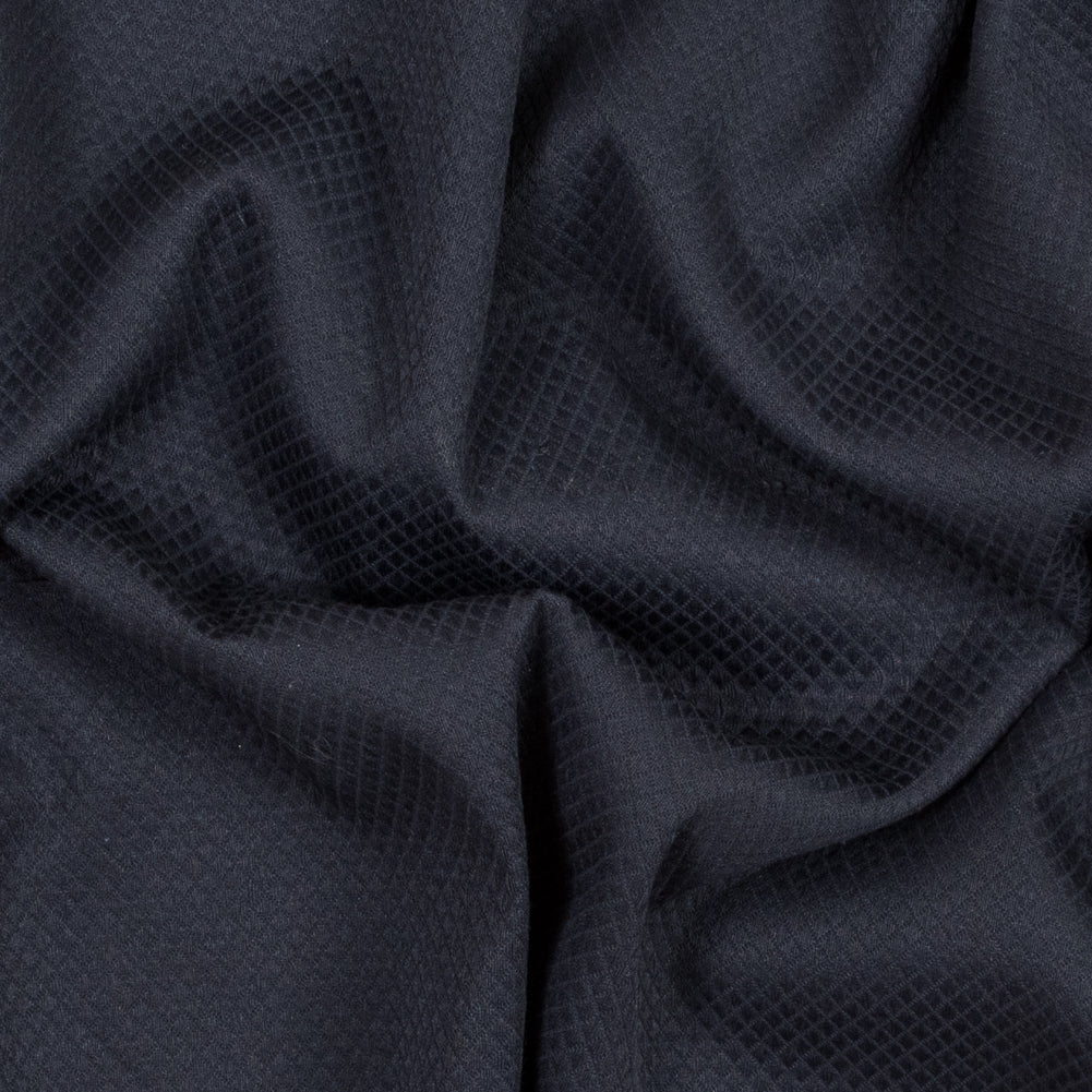 Navy Quilted Cotton Woven Navy Quilted Cotton Woven