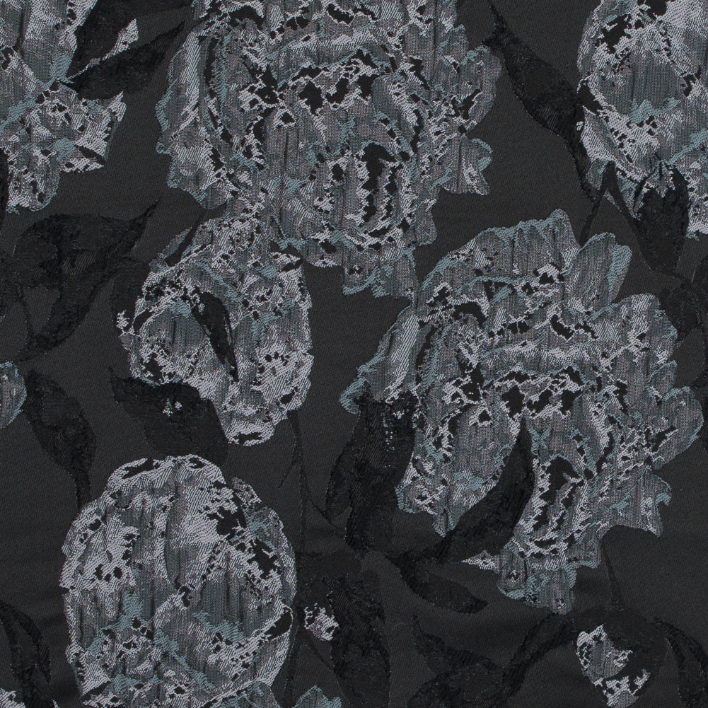 Black, Licorice, and Raven Floral Brocade Black, Licorice, and Raven Floral Brocade