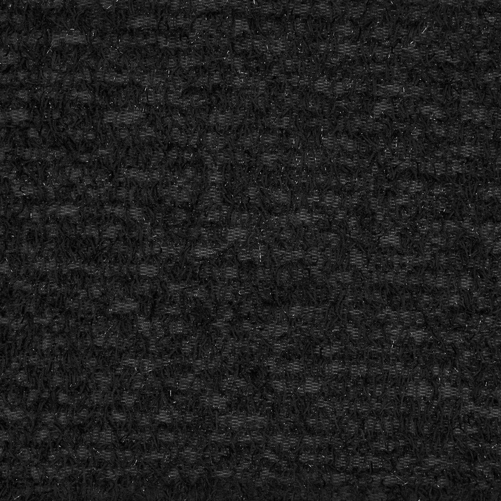 Black Fringed Stretch Knit Black Fringed Stretch Knit