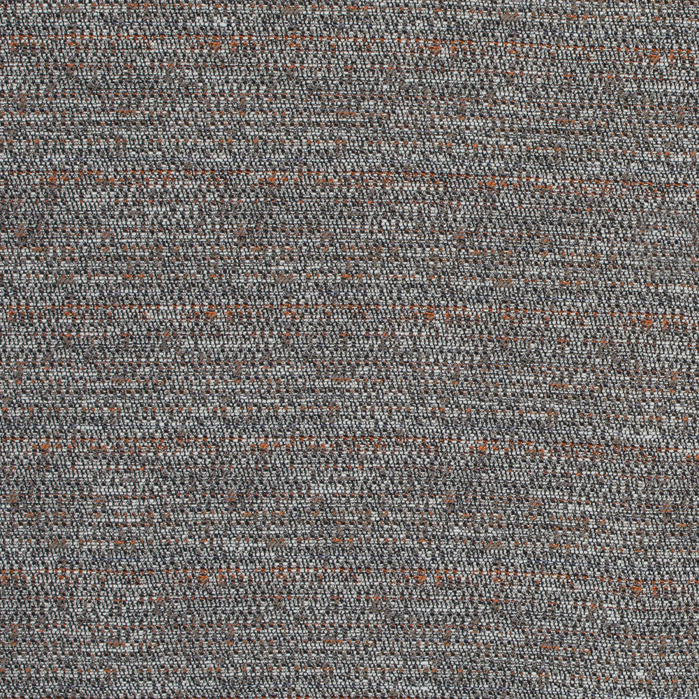 Truffle, Orange and White Cotton Tweed Truffle, Orange and White Cotton Tweed