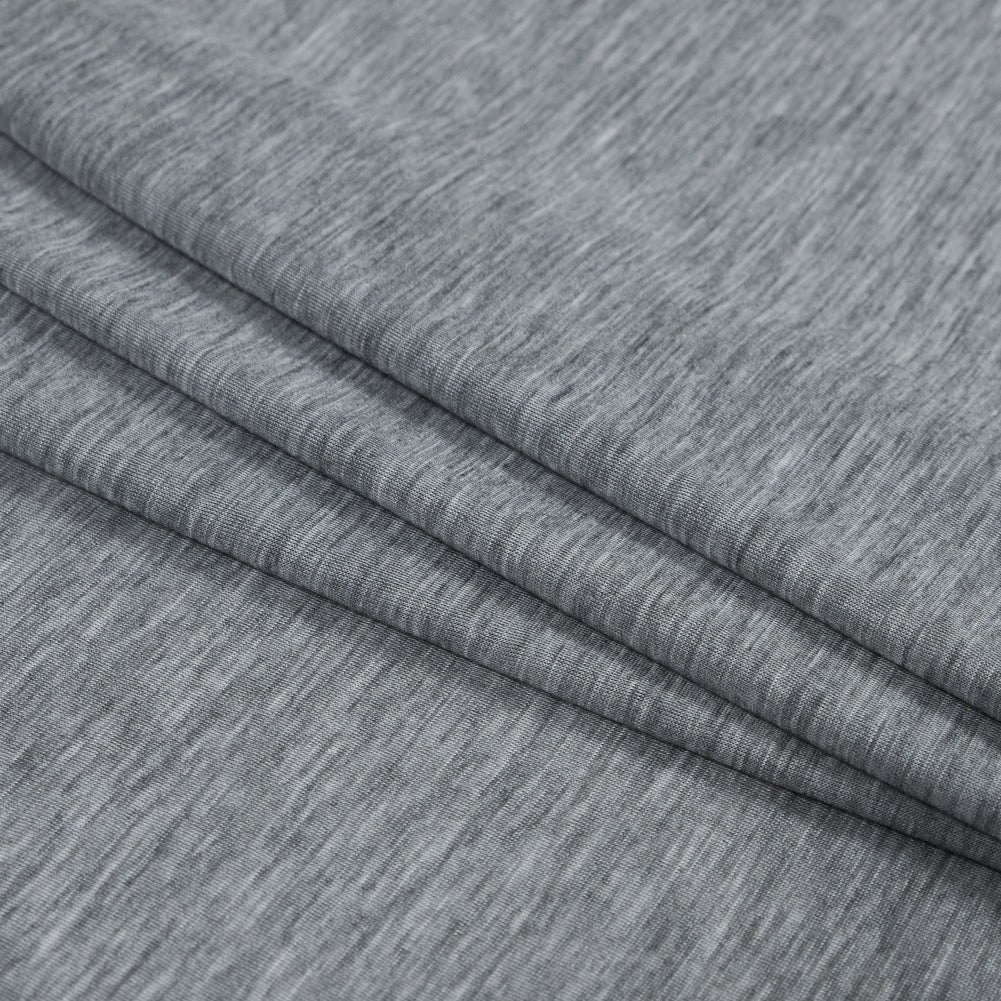 Light Heathered Gray Rayon Jersey - Folded Light Heathered Gray Rayon Jersey - Folded