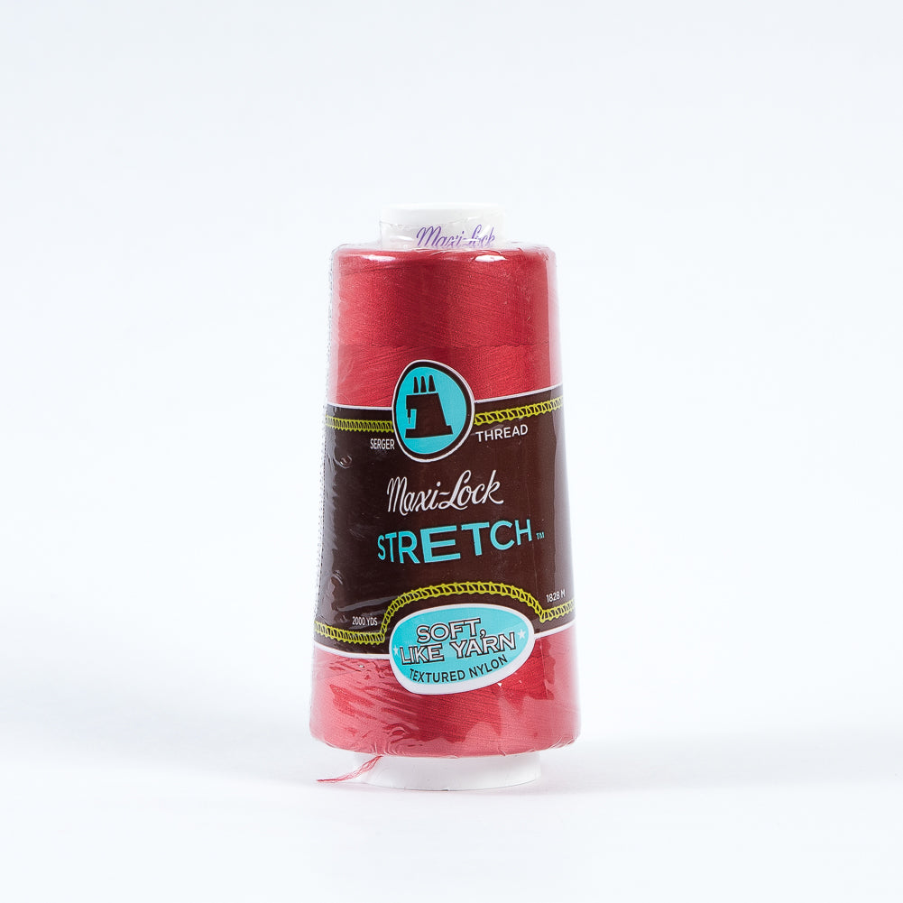 Maxilock Poppy Red Stretch Serger Thread Maxilock Poppy Red Stretch Serger Thread