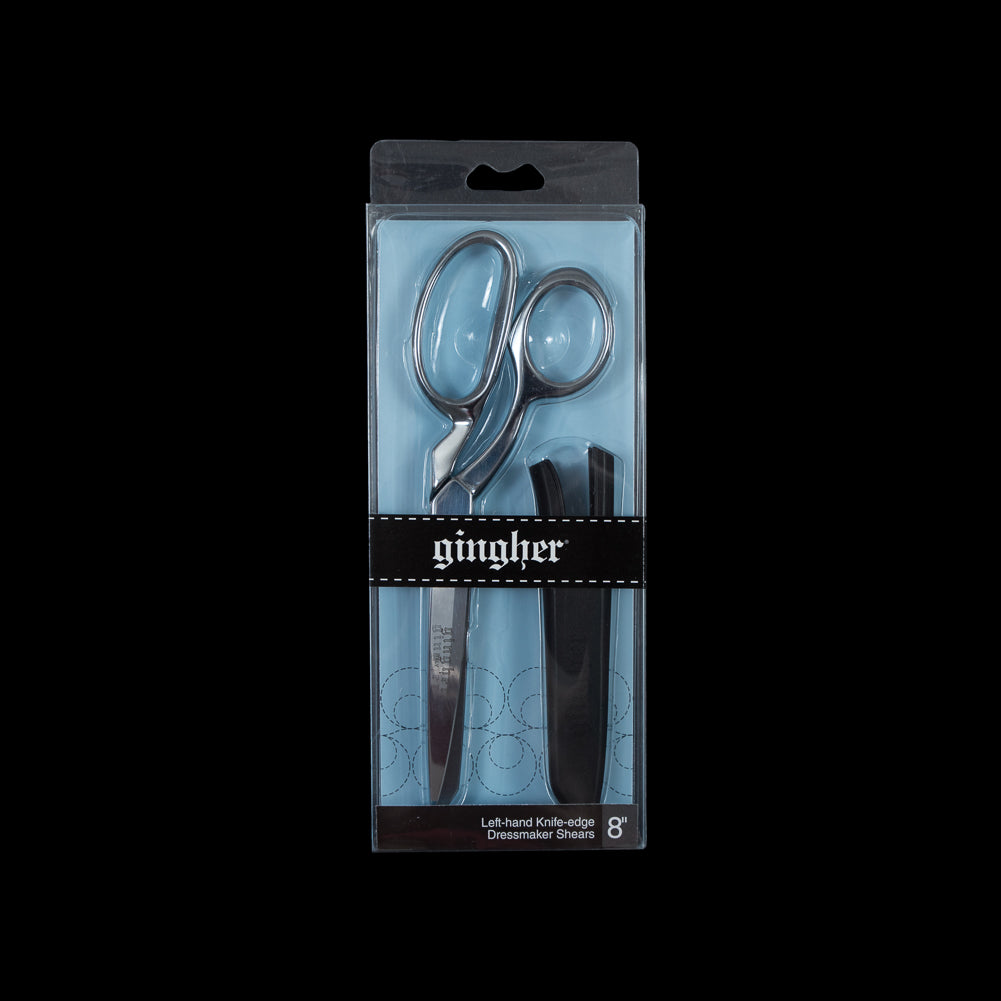 Gingher Left Hand Dressmaker Shears with Sheath - 8"