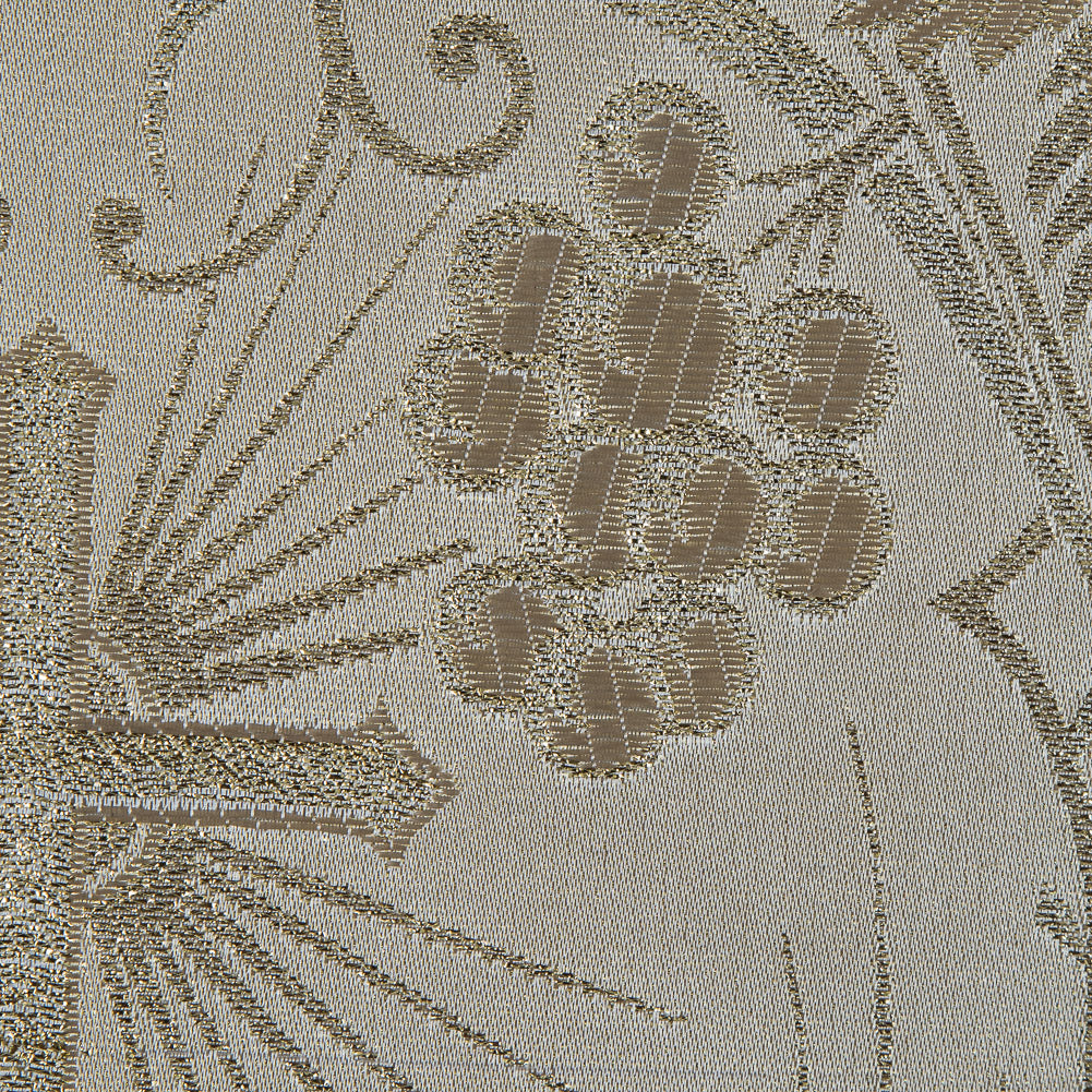Metallic Gold and Beige Vestment Jacquard Detail Metallic Gold and Beige Vestment Jacquard Detail