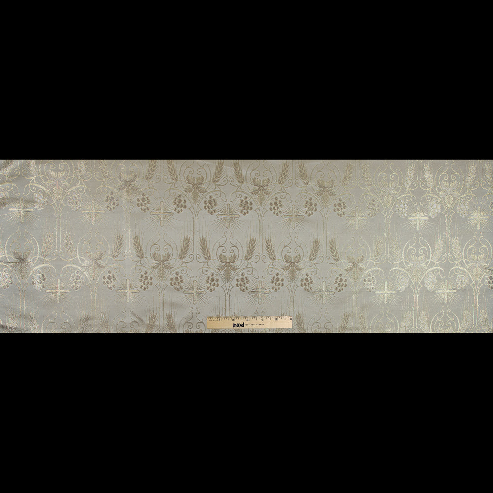Metallic Gold and Beige Vestment Jacquard Full Metallic Gold and Beige Vestment Jacquard Full