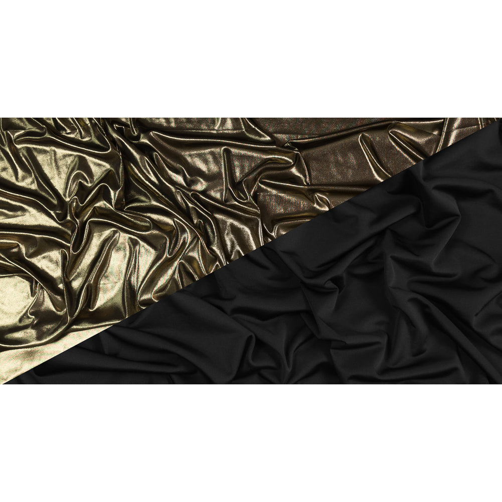 Metallic Gold Stretch Lame Folded Metallic Gold Stretch Lame Folded