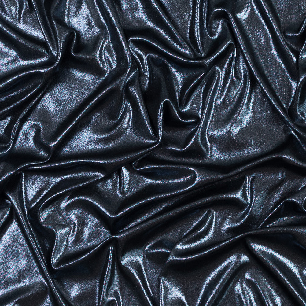 Metallic Steel Stretch Lame Metallic Steel Stretch Lame