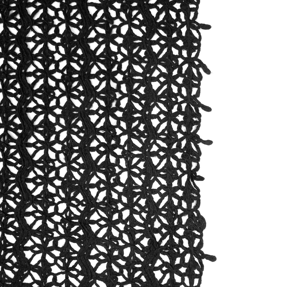 Novelty Acrylic Lace - Black Novelty Acrylic Lace - Black
