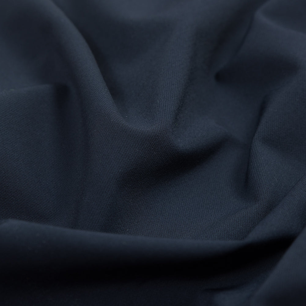 Navy Stretch Woven Cotton Blend Detail Navy Stretch Woven Cotton Blend Detail