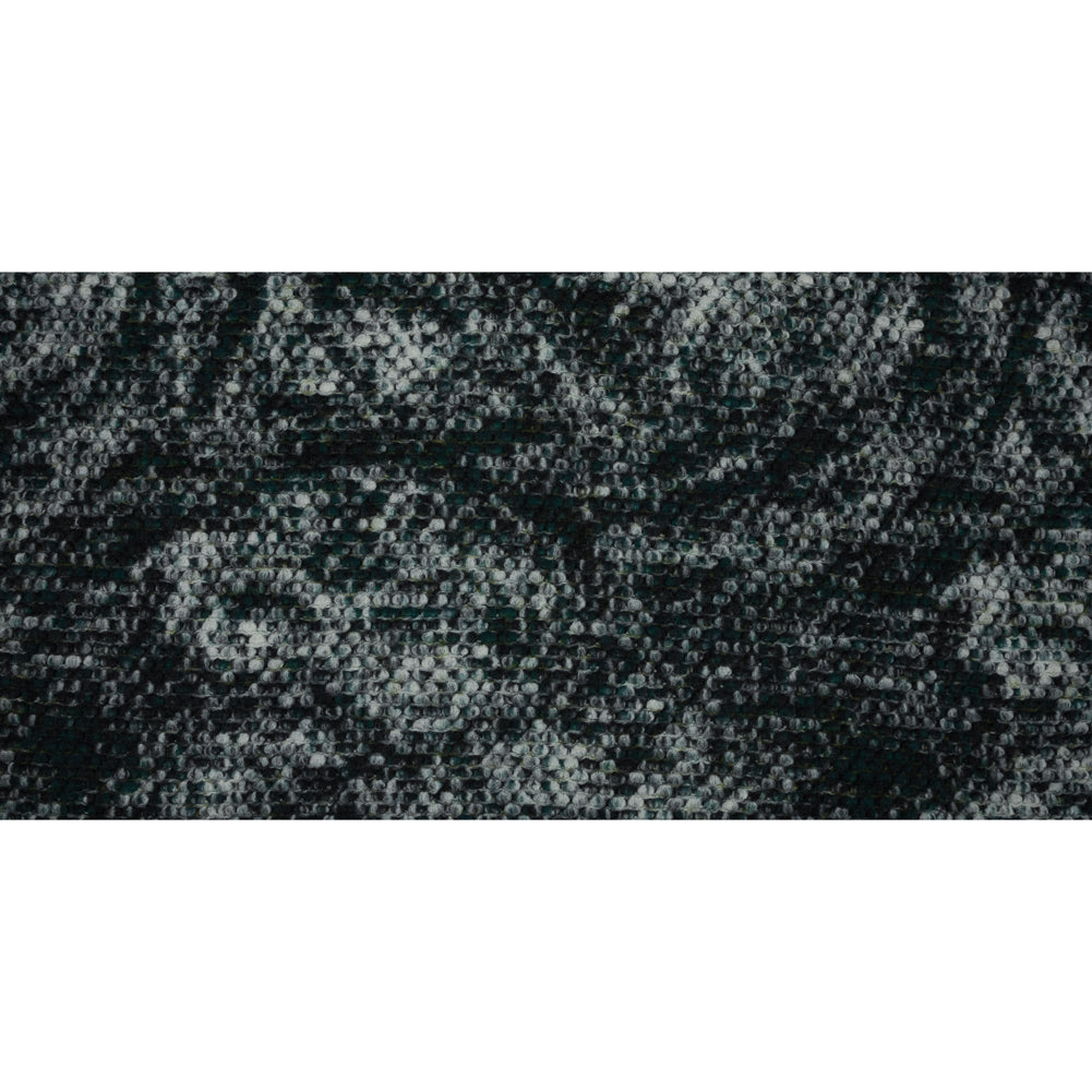 Green, White and Black Speckled Wool Knit Full Green, White and Black Speckled Wool Knit Full