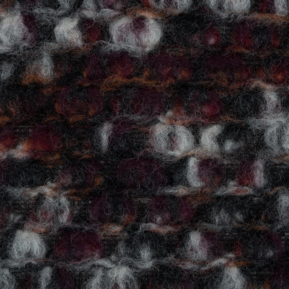 Orange, Red and Black Speckled Wool Knit Detail Orange, Red and Black Speckled Wool Knit Detail