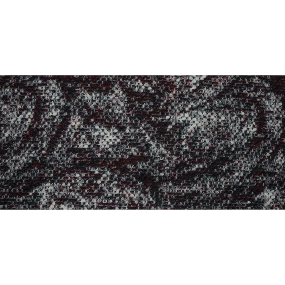 Orange, Red and Black Speckled Wool Knit Full Orange, Red and Black Speckled Wool Knit Full
