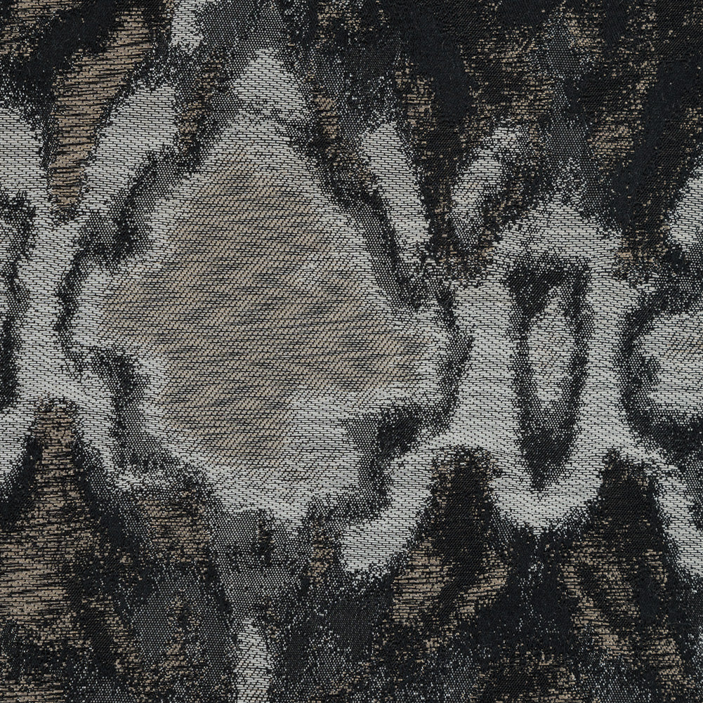 Gray and Beige Abstract Jacquard Detail Gray and Beige Abstract Jacquard Detail
