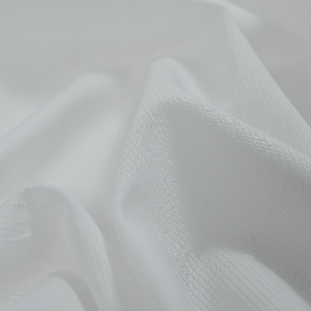 Italian Whisper White Cotton Ottoman Detail Italian Whisper White Cotton Ottoman Detail