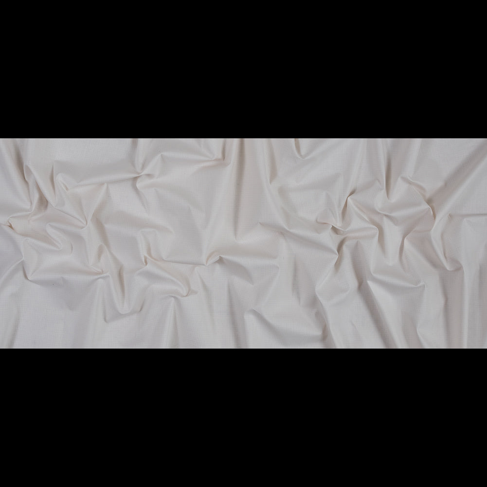 Cream and Pink Graph Check Cotton Shirting Full Cream and Pink Graph Check Cotton Shirting Full