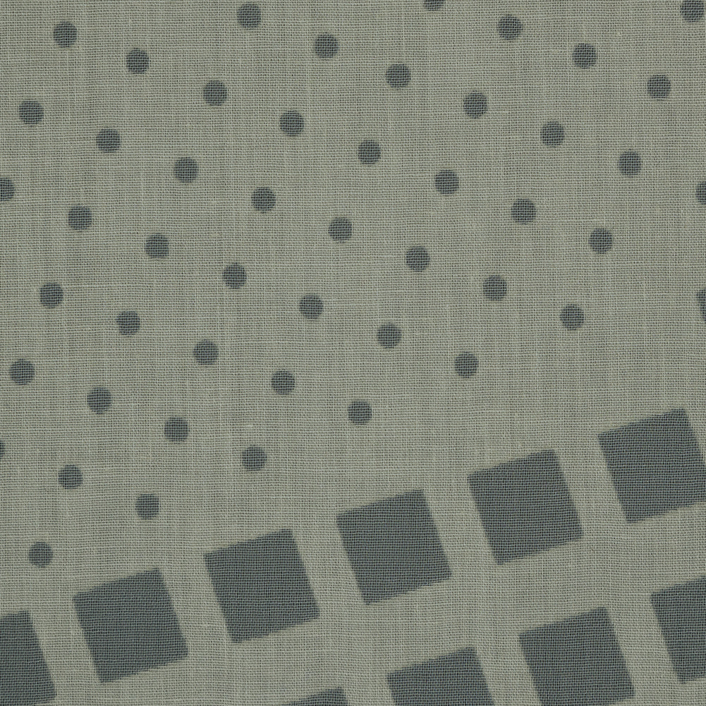 Mellow Yellow Geometric Poly-Cotton Burnout Detail Mellow Yellow Geometric Poly-Cotton Burnout Detail