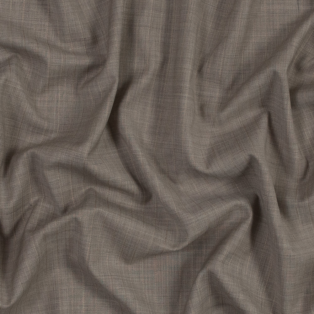 Winter Twig Striped Lightweight Wool Woven with Give Winter Twig Striped Lightweight Wool Woven with Give