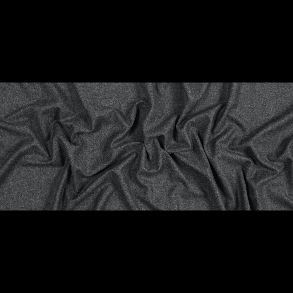Heathered Gray Wool Suiting Full Heathered Gray Wool Suiting Full