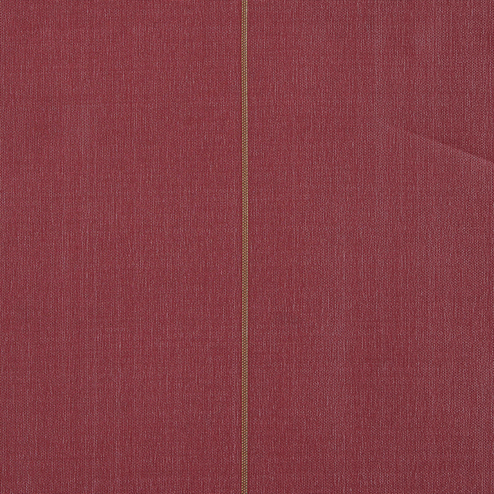Red Polyester Taffeta with Metallic Gold Stripes Detail Red Polyester Taffeta with Metallic Gold Stripes Detail