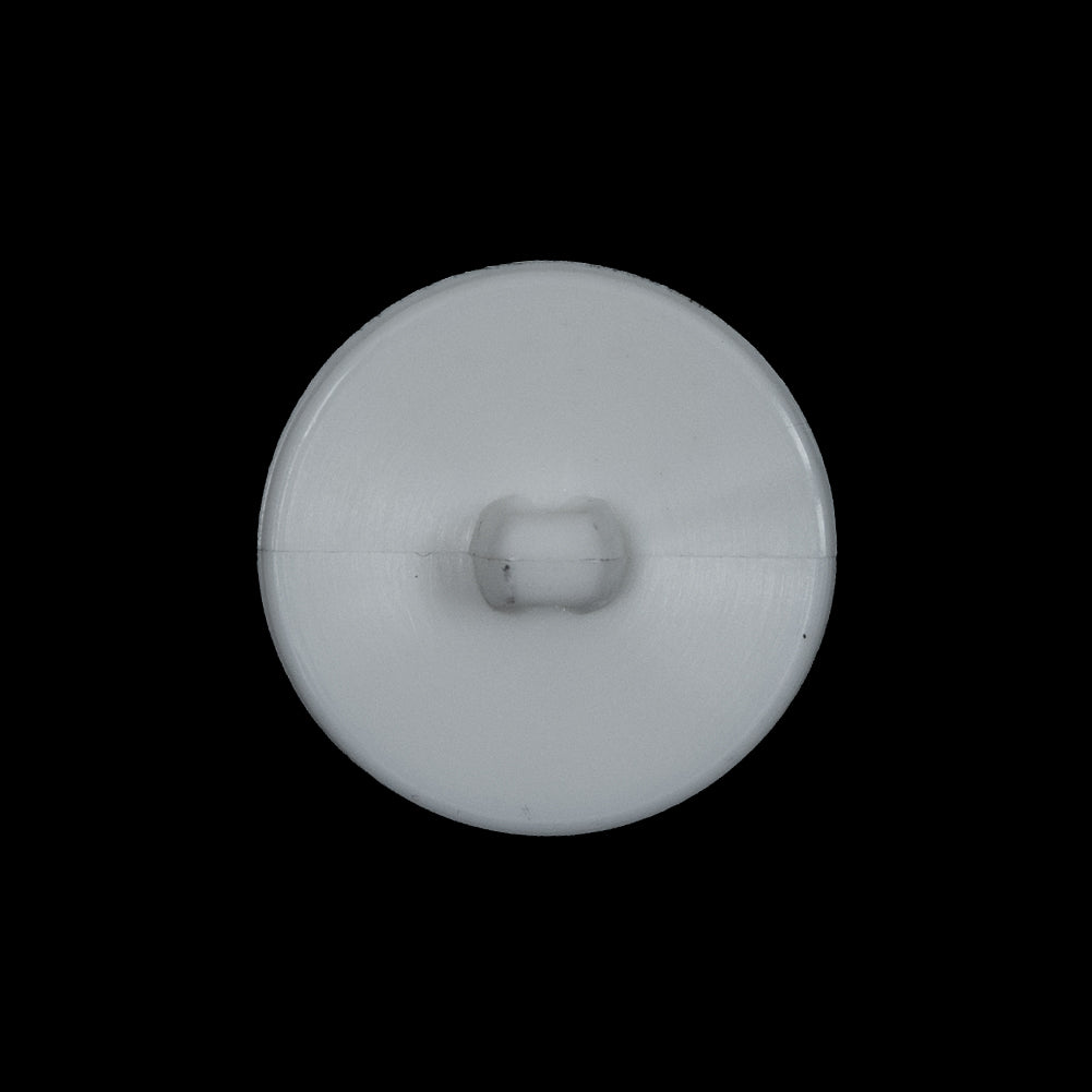 White Floral Plastic Shank-Back Button - 36L/23mm Detail White Floral Plastic Shank-Back Button - 36L/23mm Detail