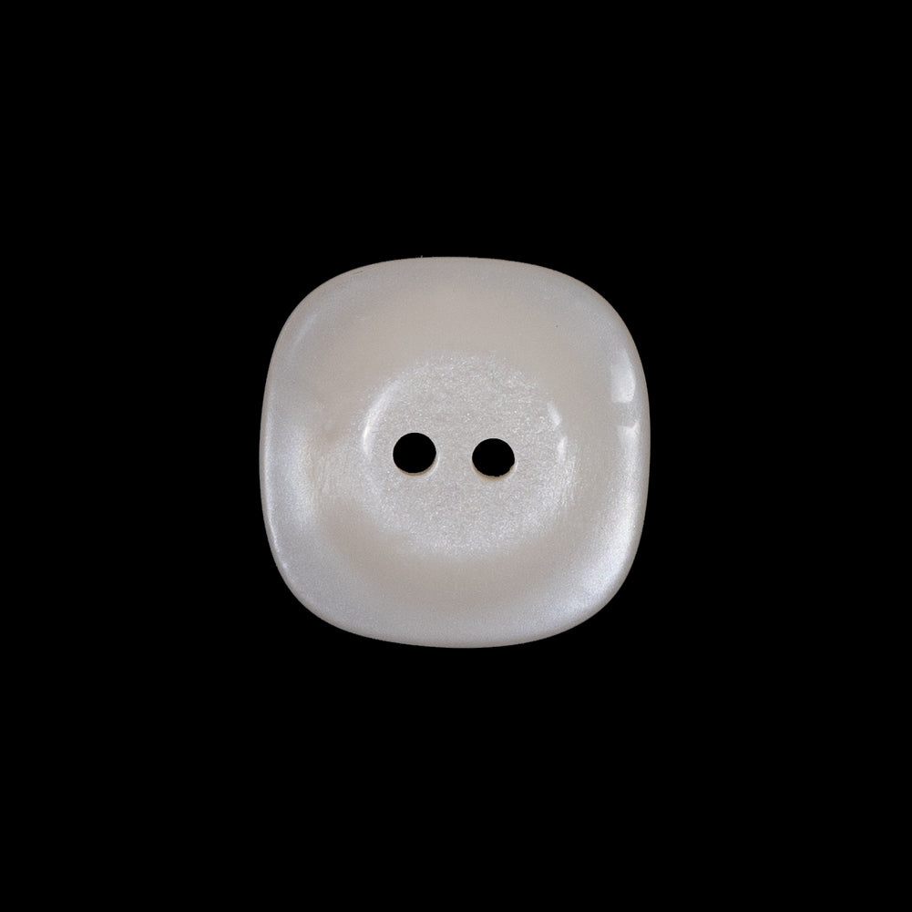 Beige Luminous Plastic Two-Hole Button - 30L/19mm Detail Beige Luminous Plastic Two-Hole Button - 30L/19mm Detail
