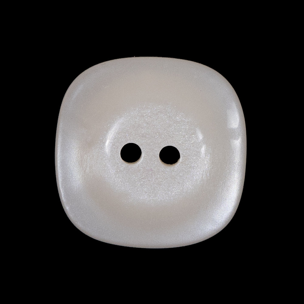 Beige Luminous Plastic Two-Hole Button - 40L/25.5mm Detail Beige Luminous Plastic Two-Hole Button - 40L/25.5mm Detail