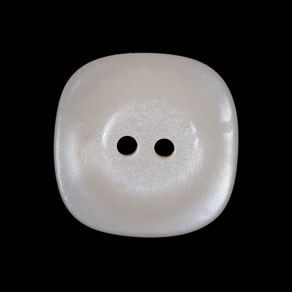 Beige Iridescent Plastic Two-Hole Button - 40L/25.5mm Detail Beige Iridescent Plastic Two-Hole Button - 40L/25.5mm Detail