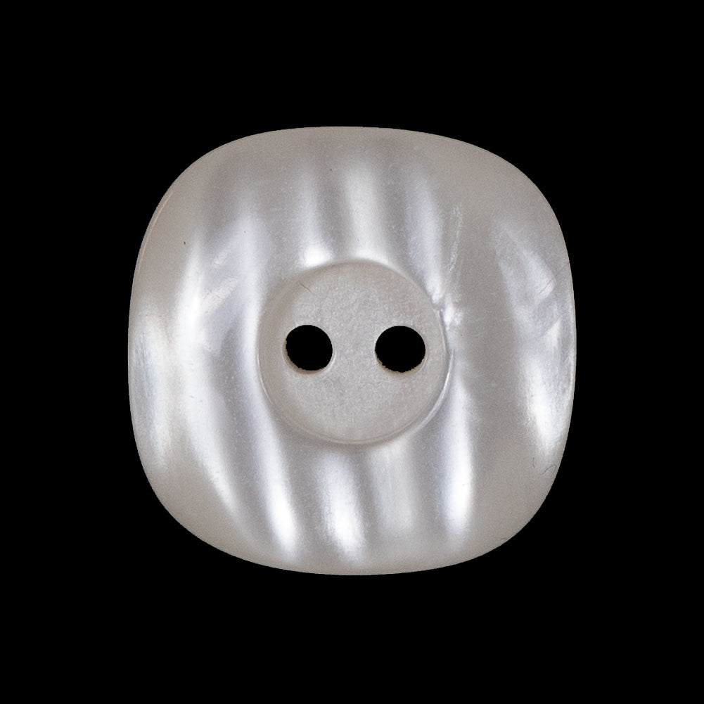 Beige Iridescent Plastic Two-Hole Button - 40L/25.5mm Beige Iridescent Plastic Two-Hole Button - 40L/25.5mm