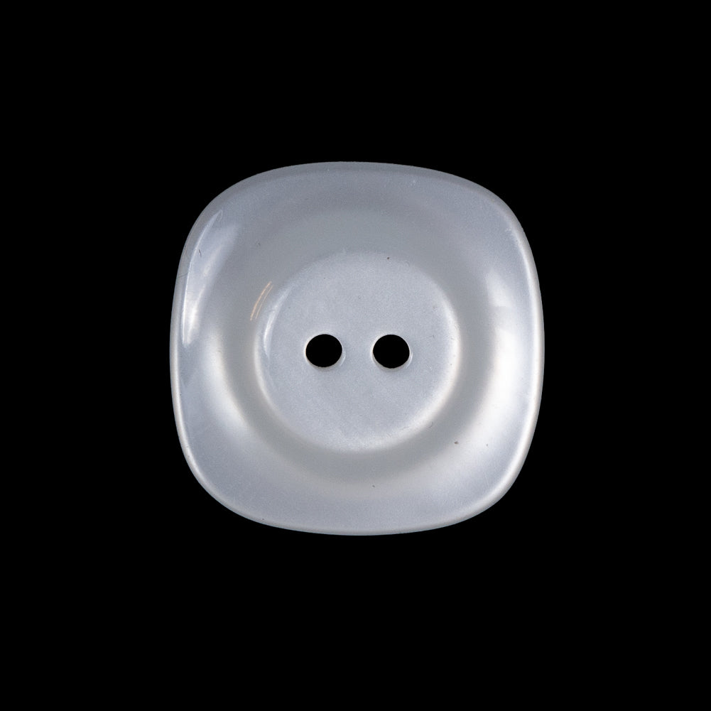 Light Silver Luminous Plastic Two-Hole Button - 36L/23mm Detail Light Silver Luminous Plastic Two-Hole Button - 36L/23mm Detail