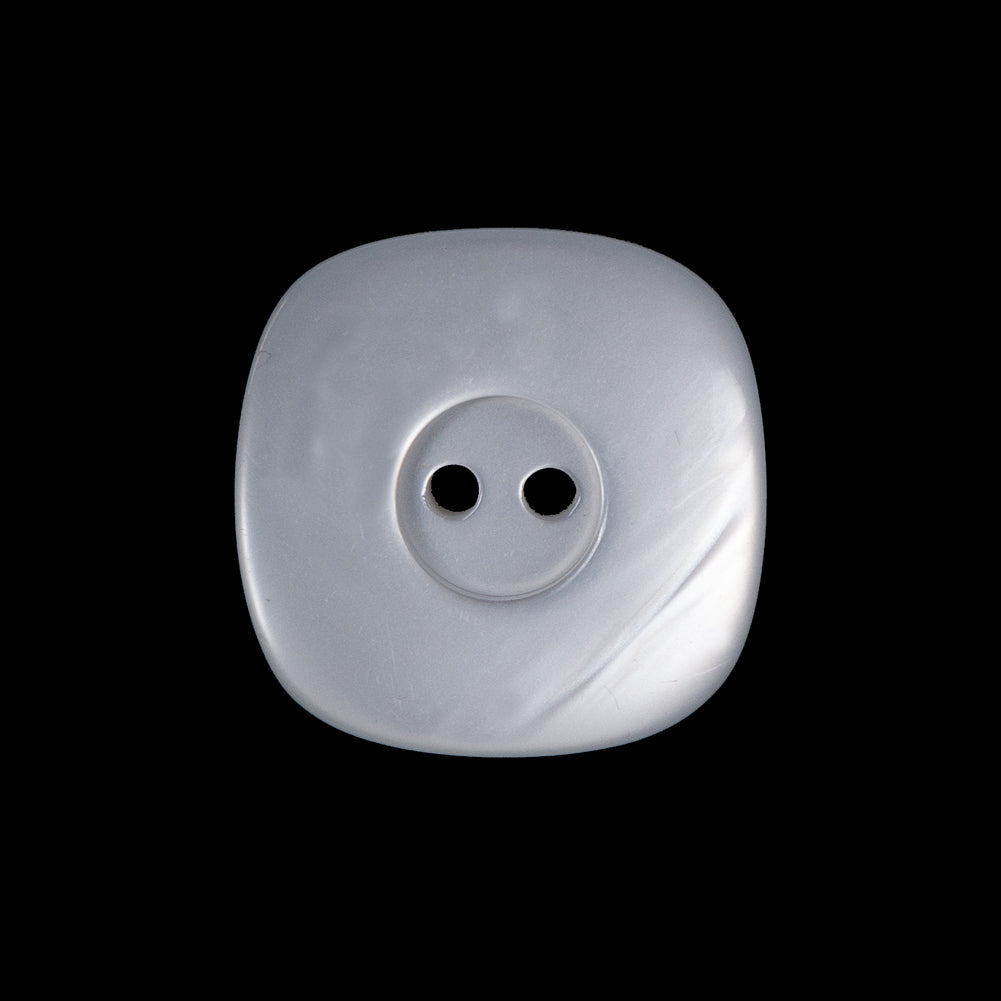 Light Silver Luminous Plastic Two-Hole Button - 36L/23mm Light Silver Luminous Plastic Two-Hole Button - 36L/23mm