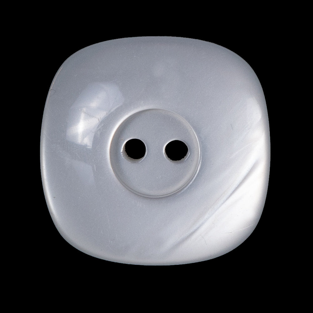 Light Silver Luminous Plastic Two-Hole Button - 44L/28mm Light Silver Luminous Plastic Two-Hole Button - 44L/28mm
