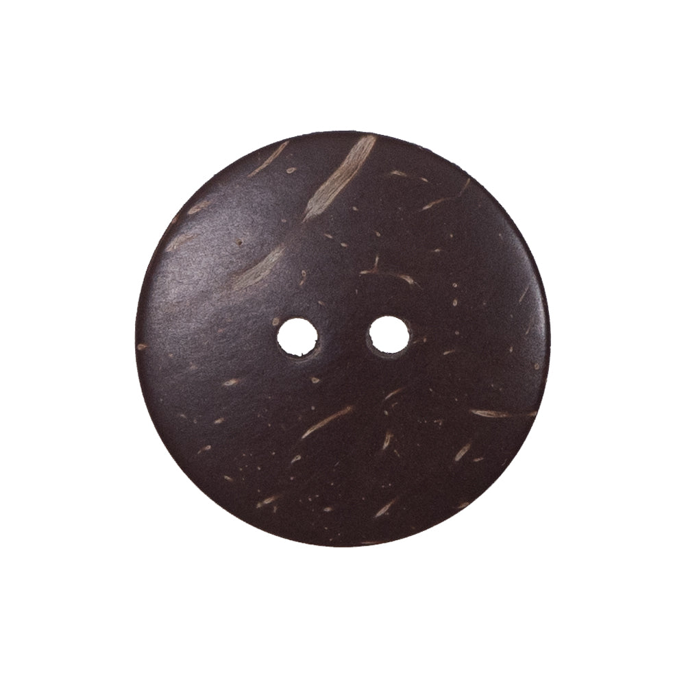 Italian Brown Etched Coconut Button - 40L/25.5mm Detail Italian Brown Etched Coconut Button - 40L/25.5mm Detail