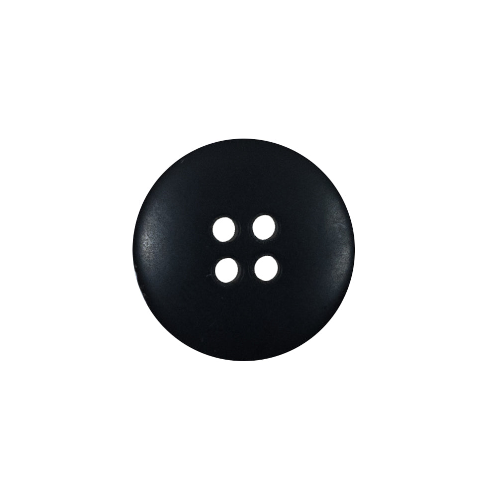 Black 4-Hole Plastic Button - 30L/19mm Detail Black 4-Hole Plastic Button - 30L/19mm Detail
