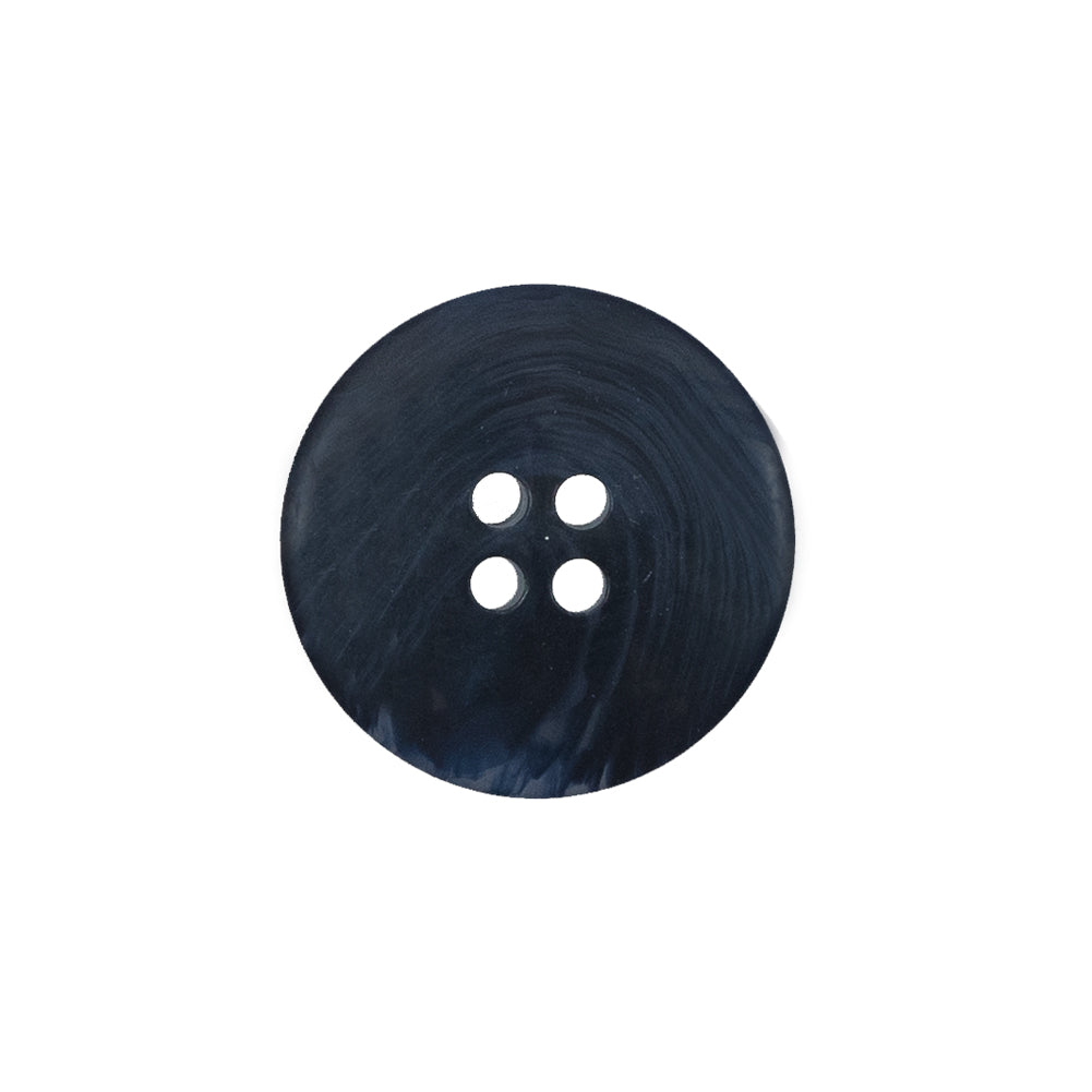 Indigo 4-Hole Plastic Button - 35L/22mm Indigo 4-Hole Plastic Button - 35L/22mm