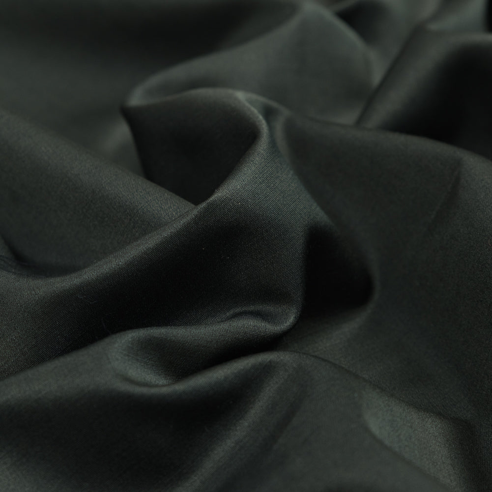 Dark Gray Silk and Wool Blended Suiting Detail Dark Gray Silk and Wool Blended Suiting Detail