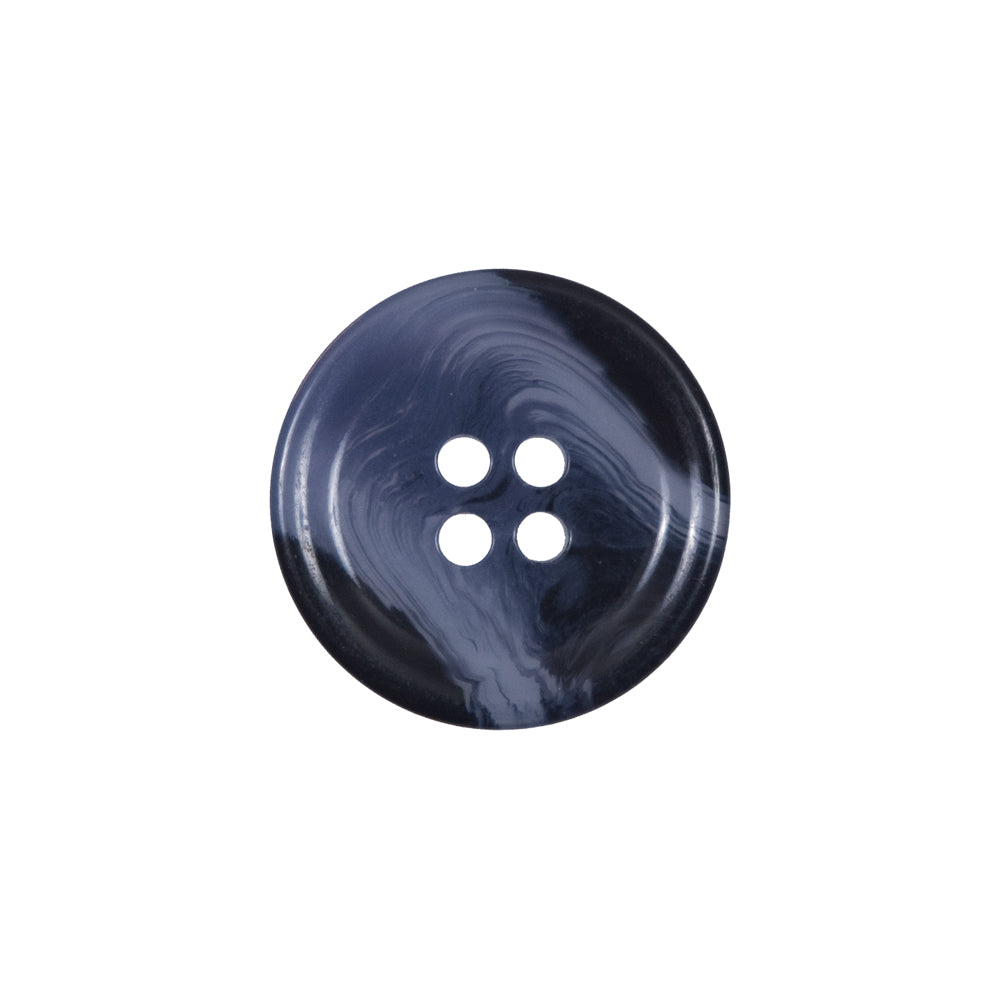 Blue 4-Hole Plastic Button - 32L/20mm Blue 4-Hole Plastic Button - 32L/20mm